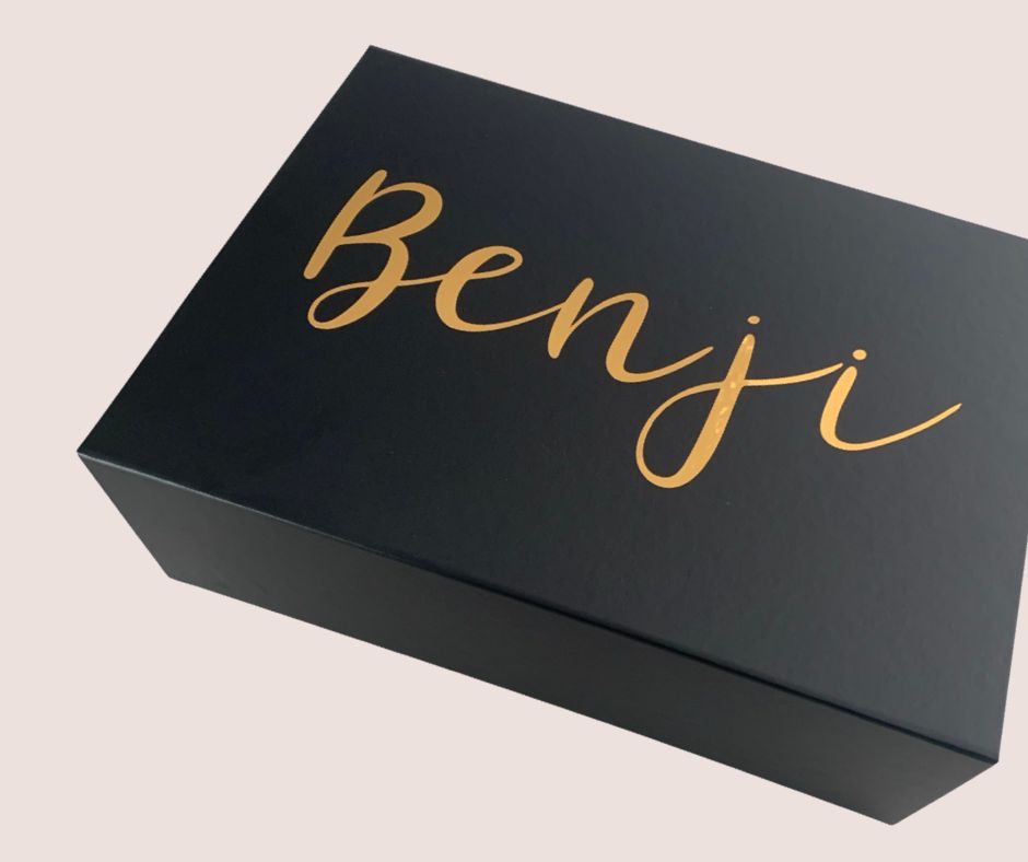 Magnetic gift box with personalised name only