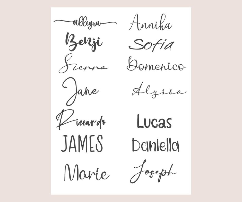 Magnetic gift box with personalised name only