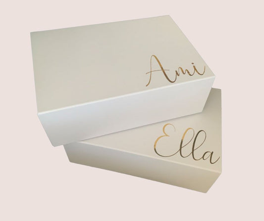 Magnetic gift box with personalised name only