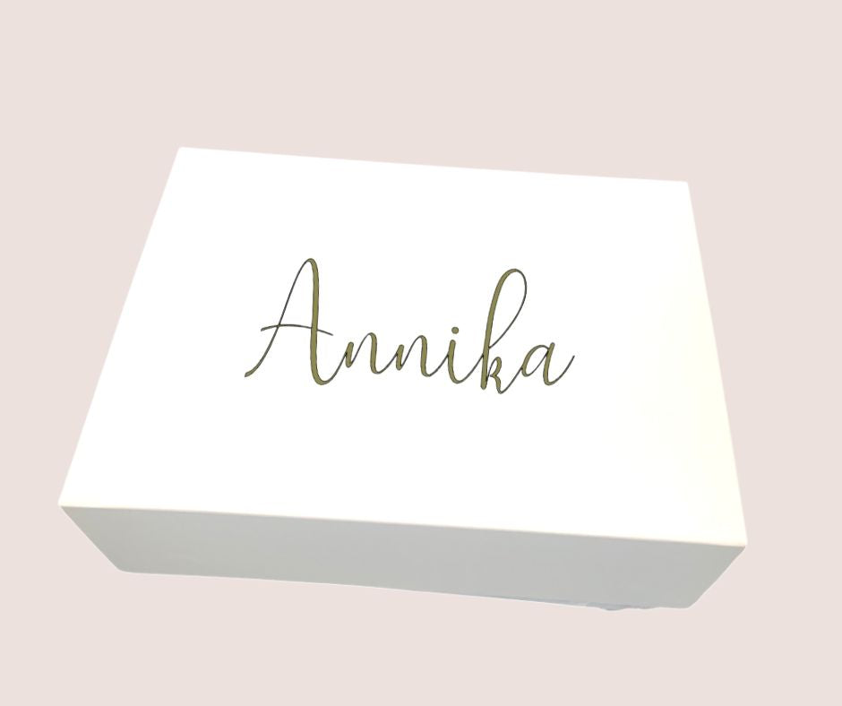 Magnetic gift box with personalised name only