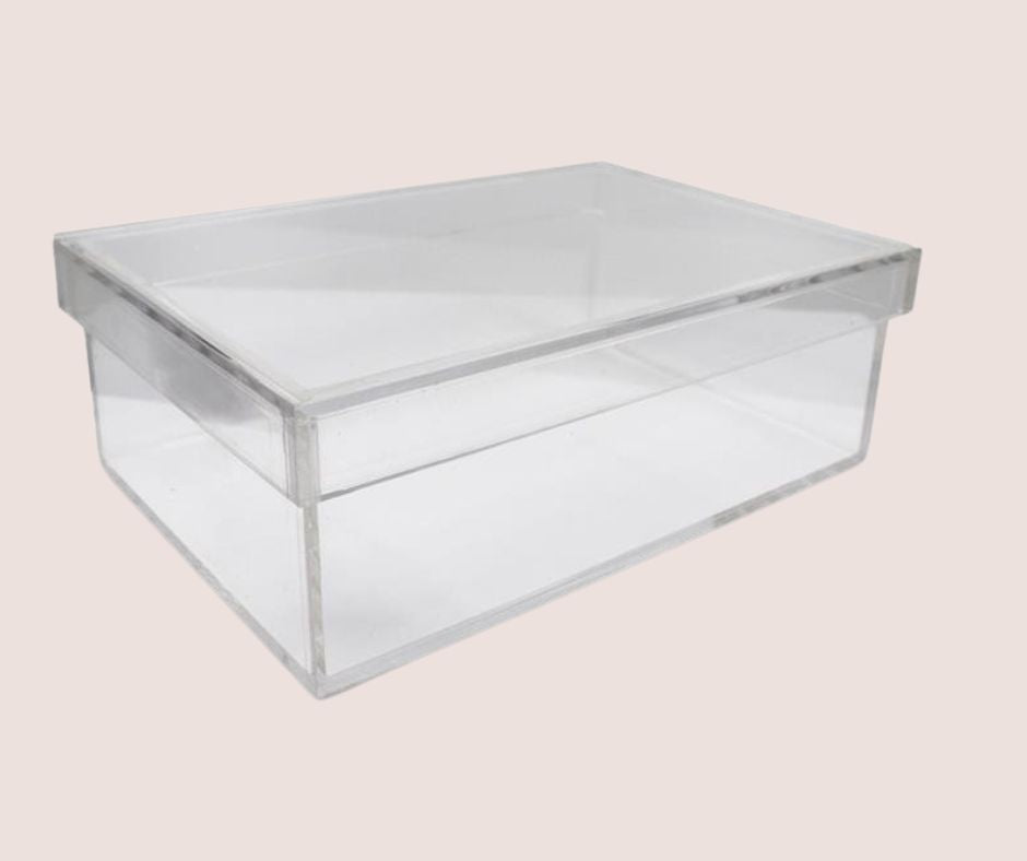 Medium Acrylic Gift Box Personalised - (contact us)